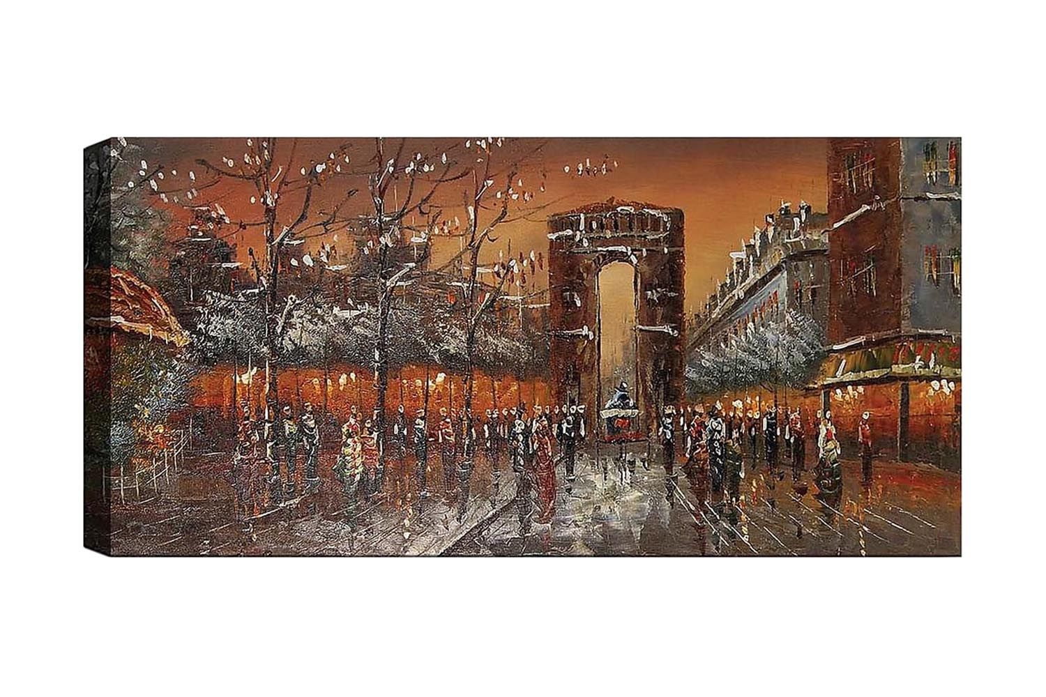 Canvastavla YTY Cities & Countries Flerfärgad - 120x50 cm (Art.nr 1184077) — Chilli