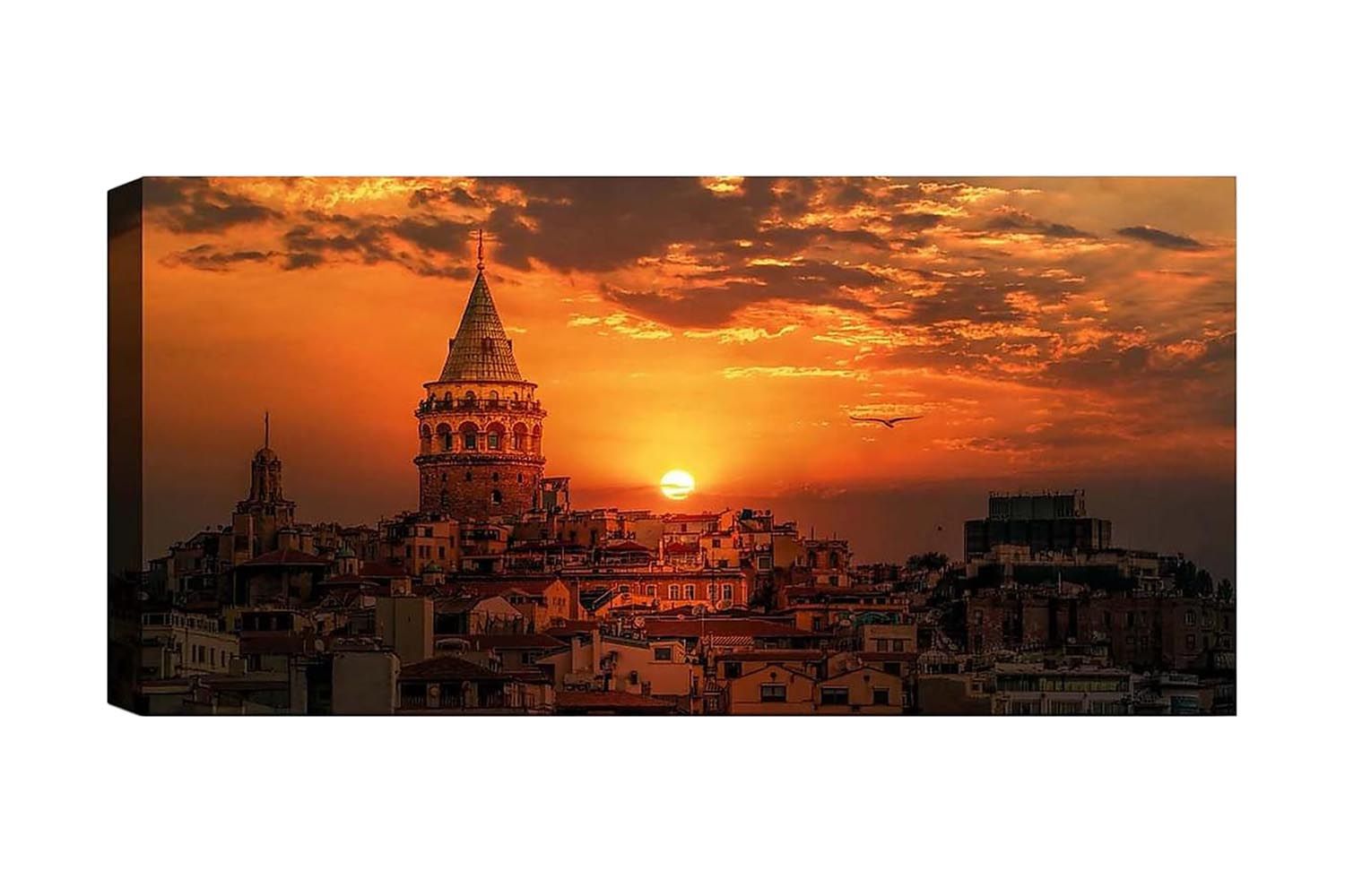 Canvastavla YTY Cities & Countries Flerfärgad - 120x50 cm (Art.nr 1184962) — Chilli