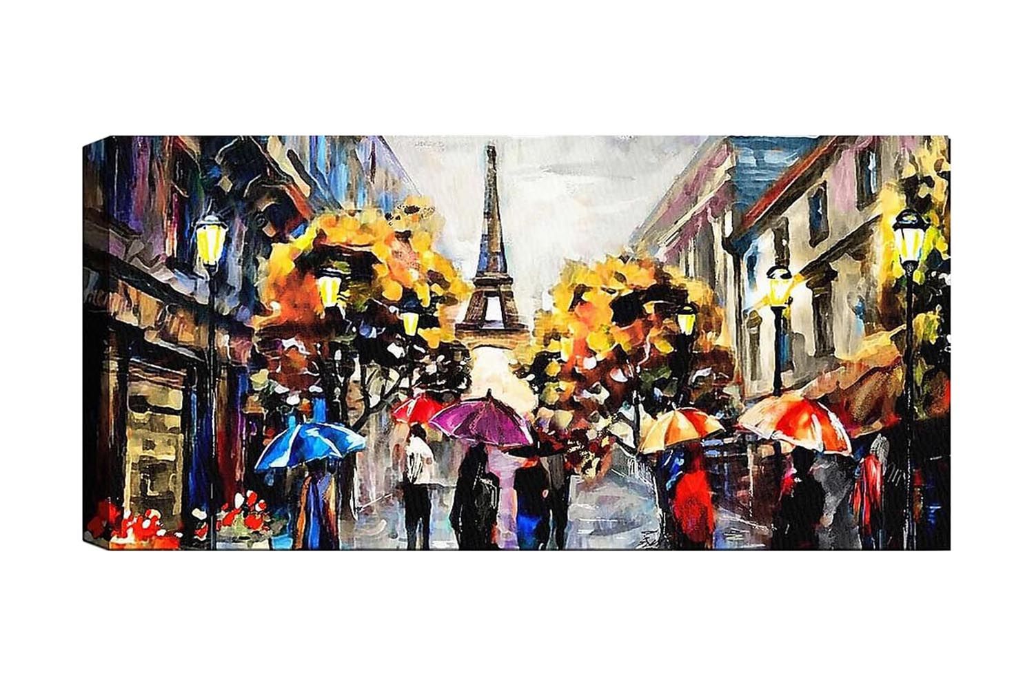 Canvastavla YTY Cities & Countries Flerfärgad - 120x50 cm (Art.nr 1184951) — Chilli