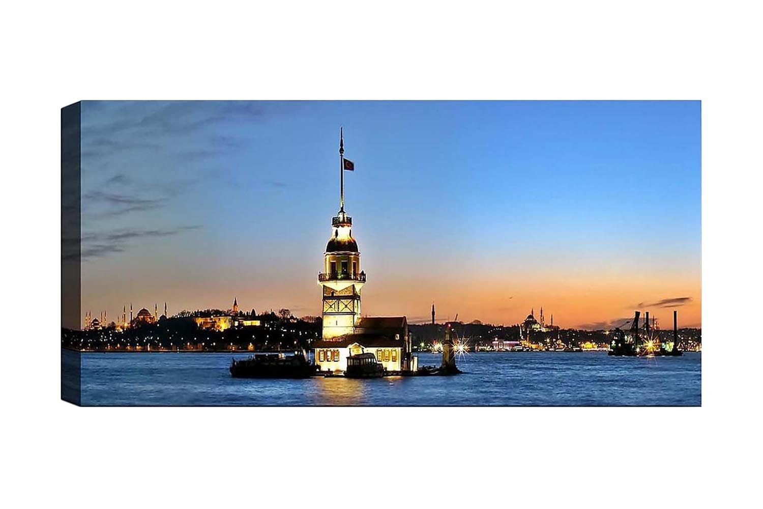 Canvastavla YTY Cities & Countries Flerfärgad - 120x50 cm (Art.nr 1184265) — Chilli