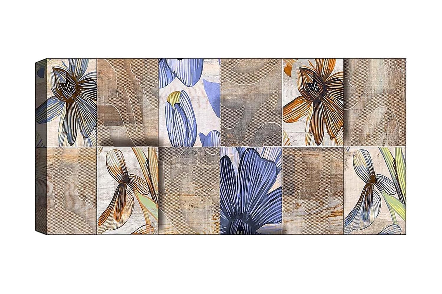 Canvastavla YTY Floral & Botanical Flerfärgad - 120x50 cm (Art.nr 1184524) — Chilli