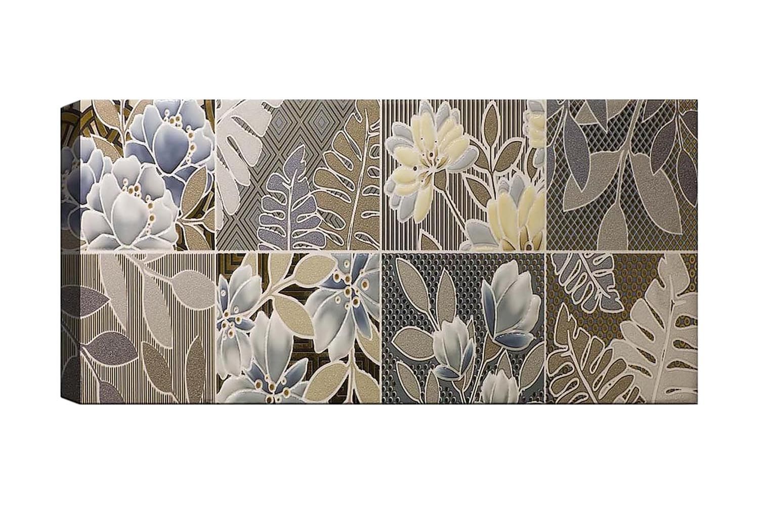 Canvastavla YTY Floral & Botanical Flerfärgad - 120x50 cm (Art.nr 1184050) — Chilli