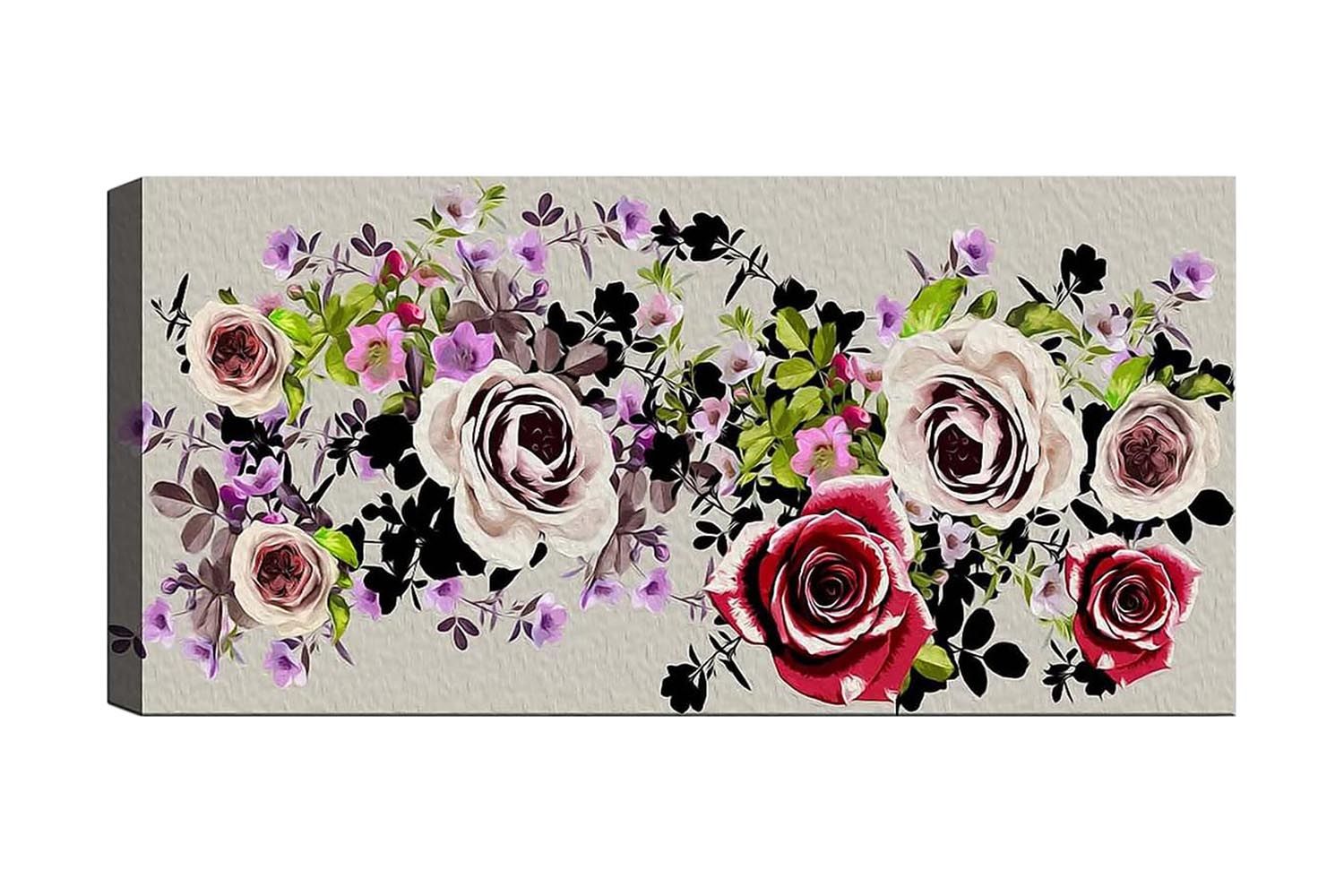 Canvastavla YTY Floral & Botanical Flerfärgad - 120x50 cm (Art.nr 1184872) — Chilli