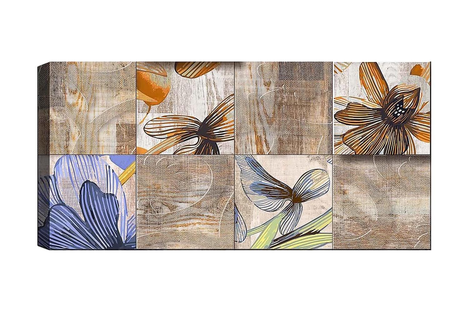 Canvastavla YTY Floral & Botanical Flerfärgad - 120x50 cm (Art.nr 1184858) — Chilli