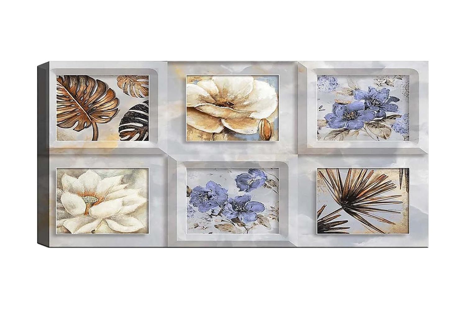 Canvastavla YTY Floral & Botanical Flerfärgad - 120x50 cm (Art.nr 1184154) — Chilli