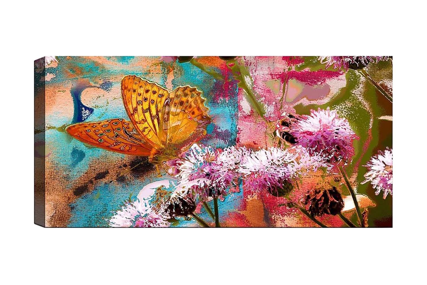 Canvastavla YTY Floral & Botanical Flerfärgad - 120x50 cm (Art.nr 1183963) — Chilli