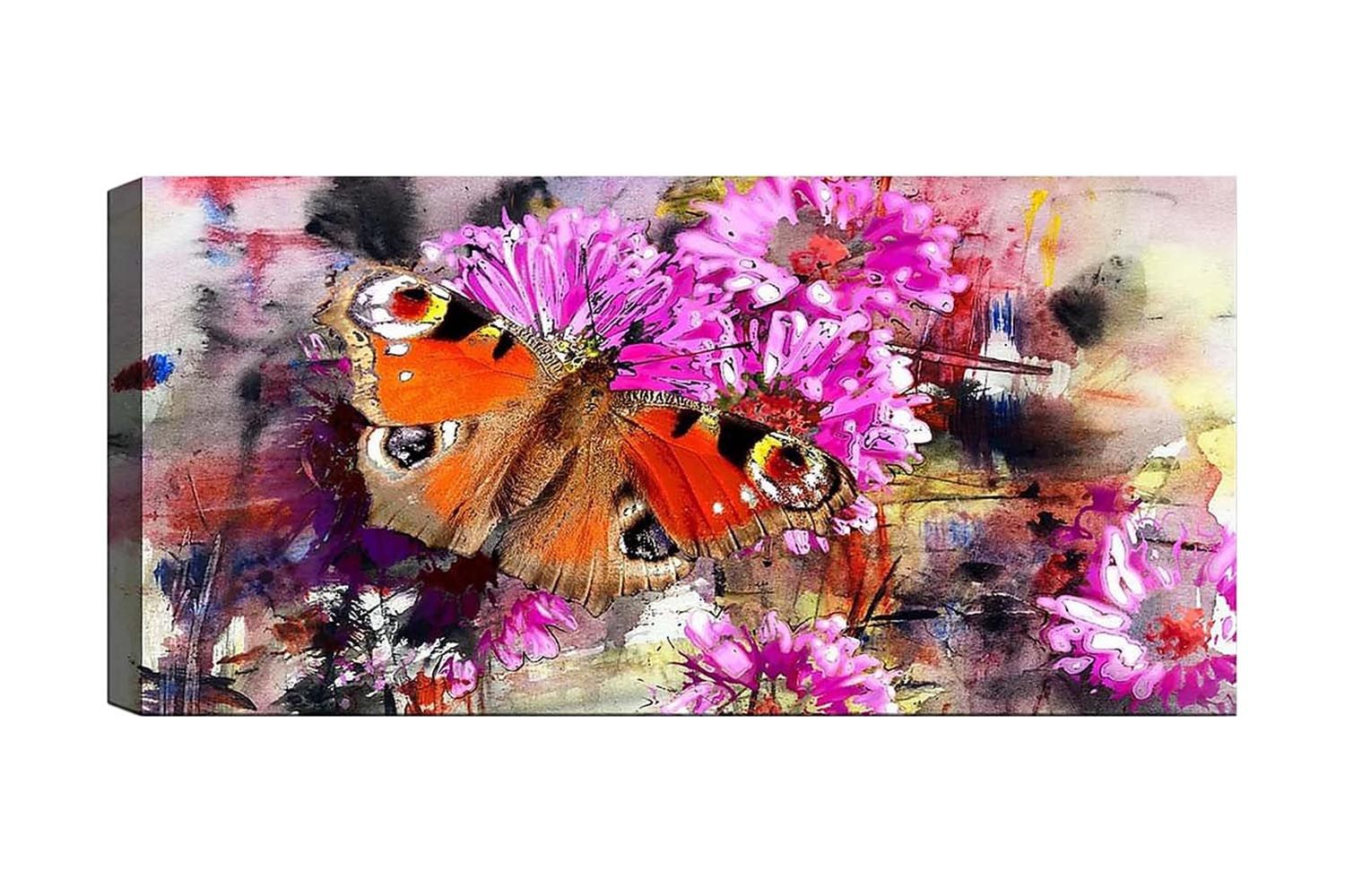 Canvastavla YTY Floral & Botanical Flerfärgad - 120x50 cm (Art.nr 1184934) — Chilli