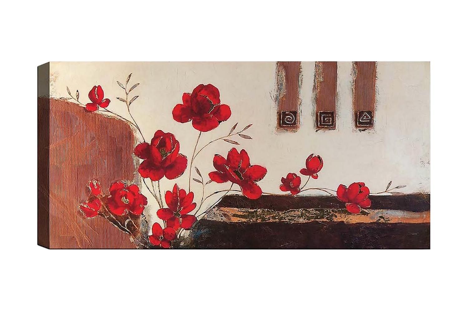 Canvastavla YTY Floral & Botanical Flerfärgad - 120x50 cm (Art.nr 1184368) — Chilli