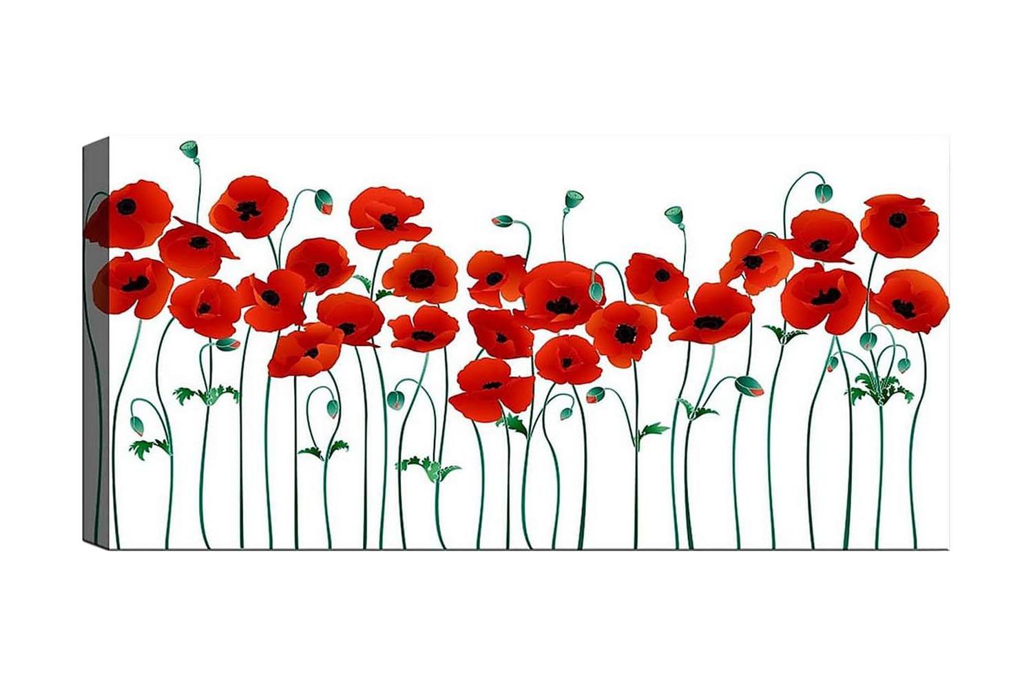 Canvastavla YTY Floral & Botanical Flerfärgad - 120x50 cm (Art.nr 1184446) — Chilli