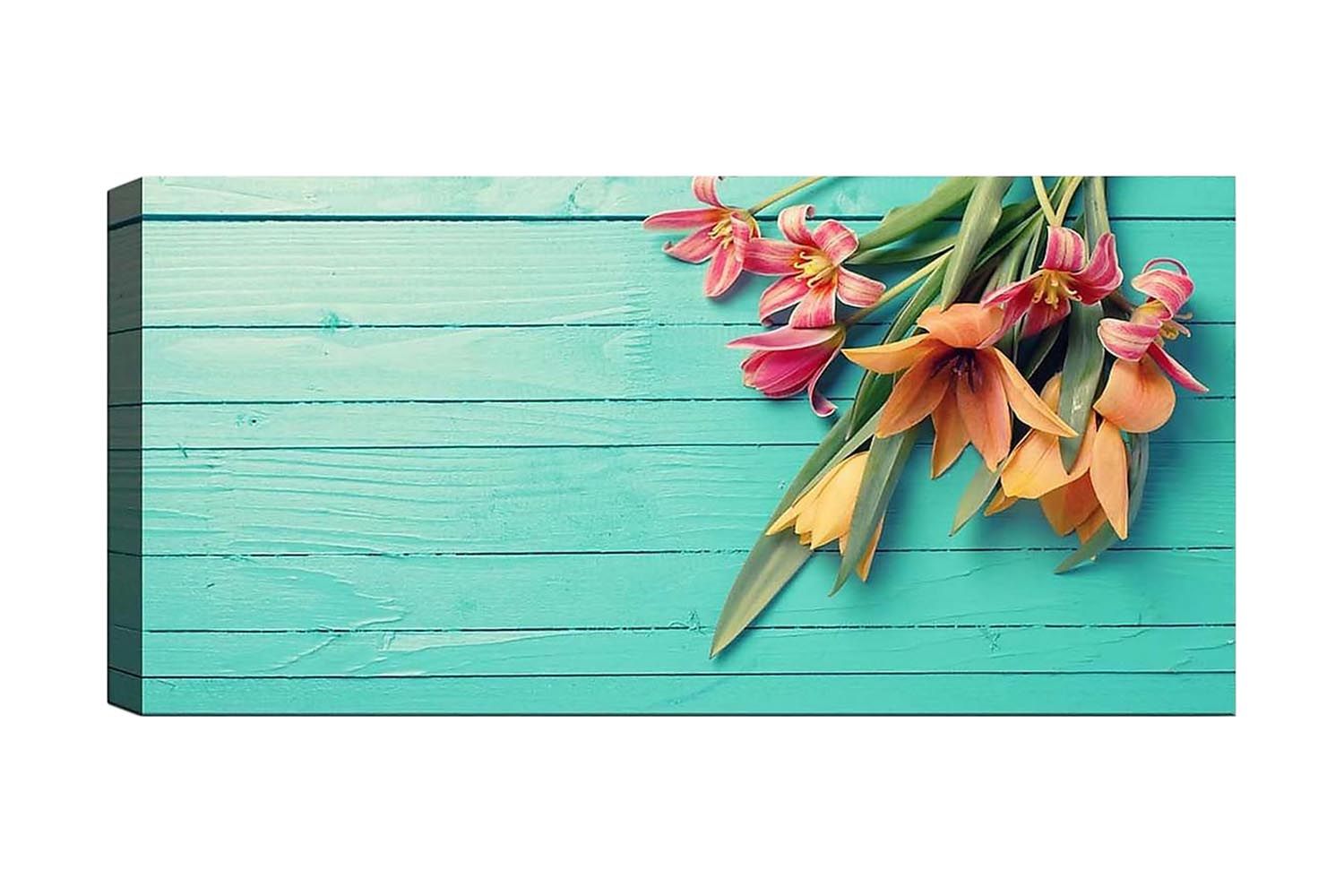 Canvastavla YTY Floral & Botanical Flerfärgad - 120x50 cm (Art.nr 1184640) — Chilli