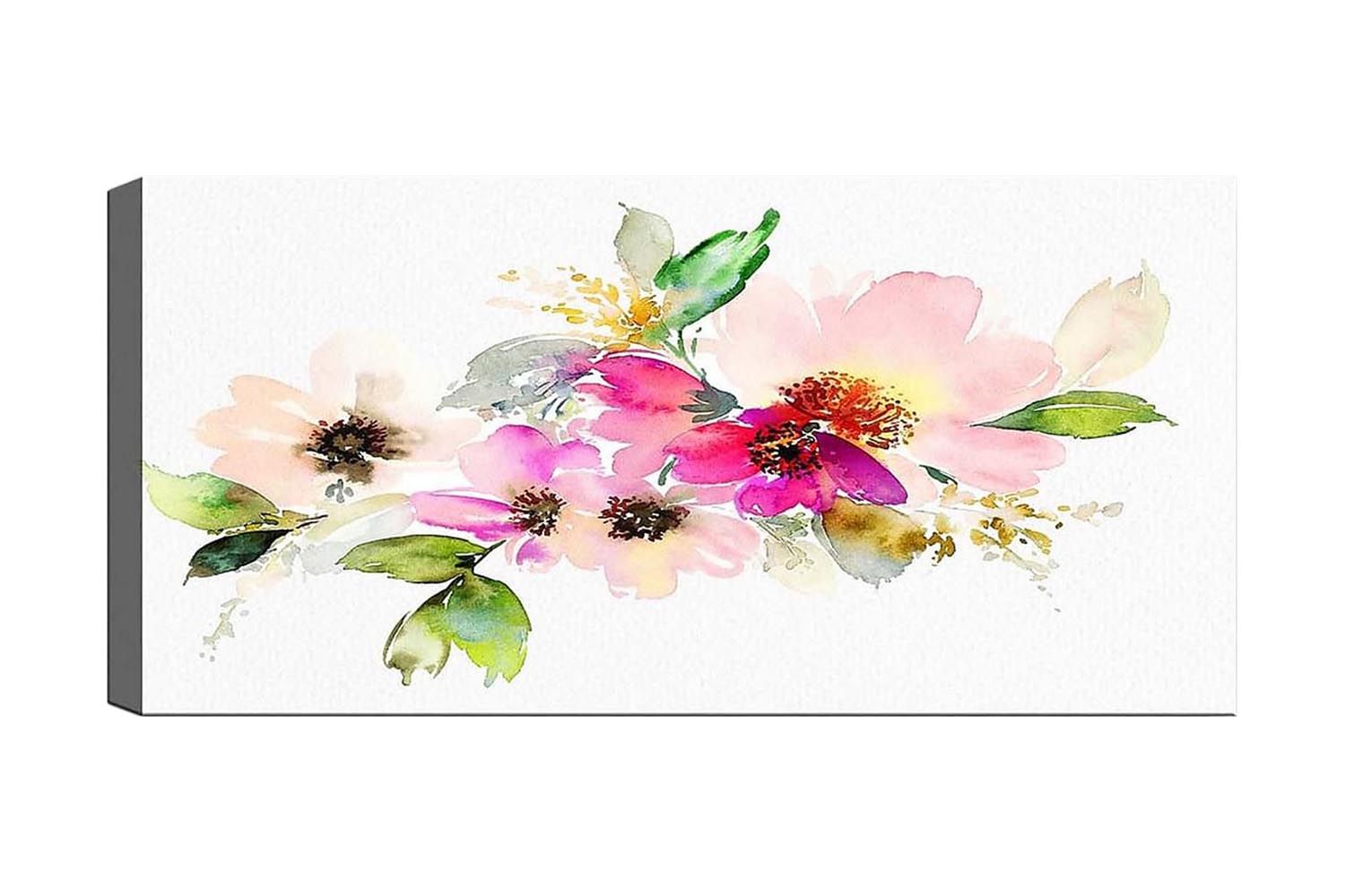 Canvastavla YTY Floral & Botanical Flerfärgad - 120x50 cm (Art.nr 1184276) — Chilli