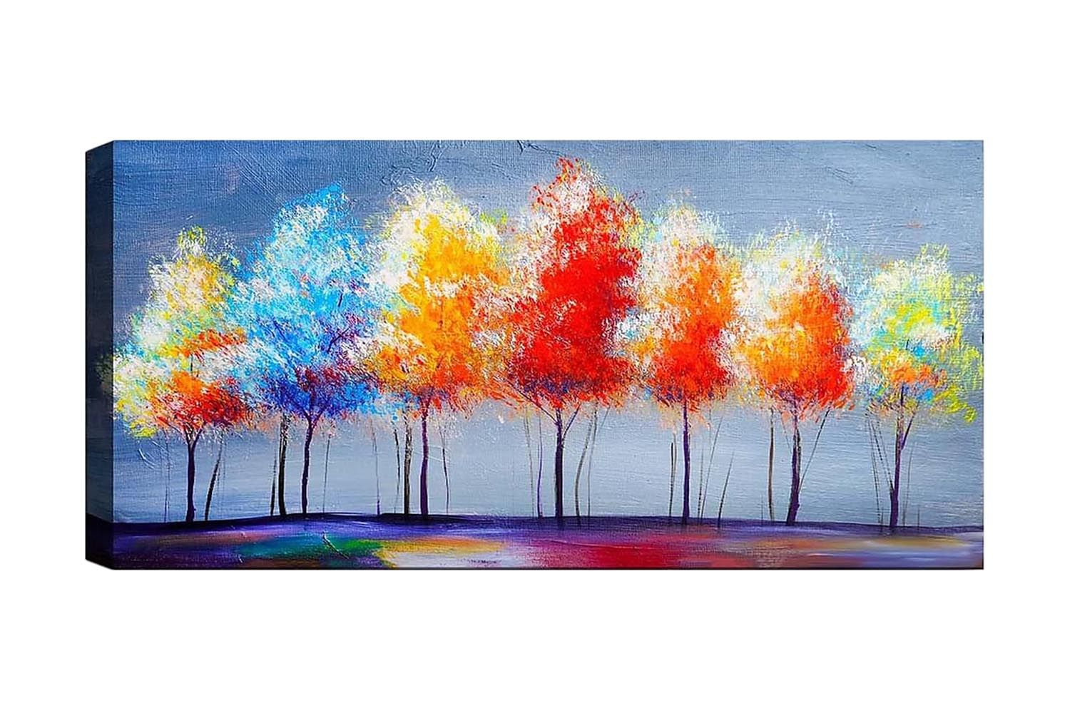 Canvastavla YTY Floral & Botanical Flerfärgad - 120x50 cm (Art.nr 1184712) — Chilli