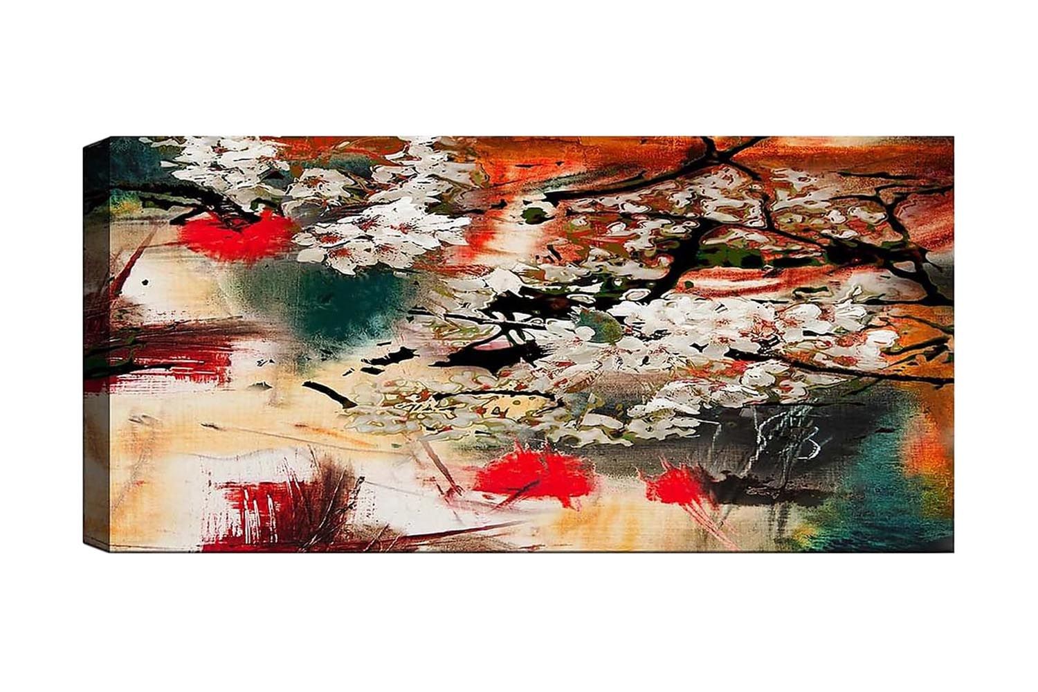 Canvastavla YTY Floral & Botanical Flerfärgad - 120x50 cm (Art.nr 1184569) — Chilli