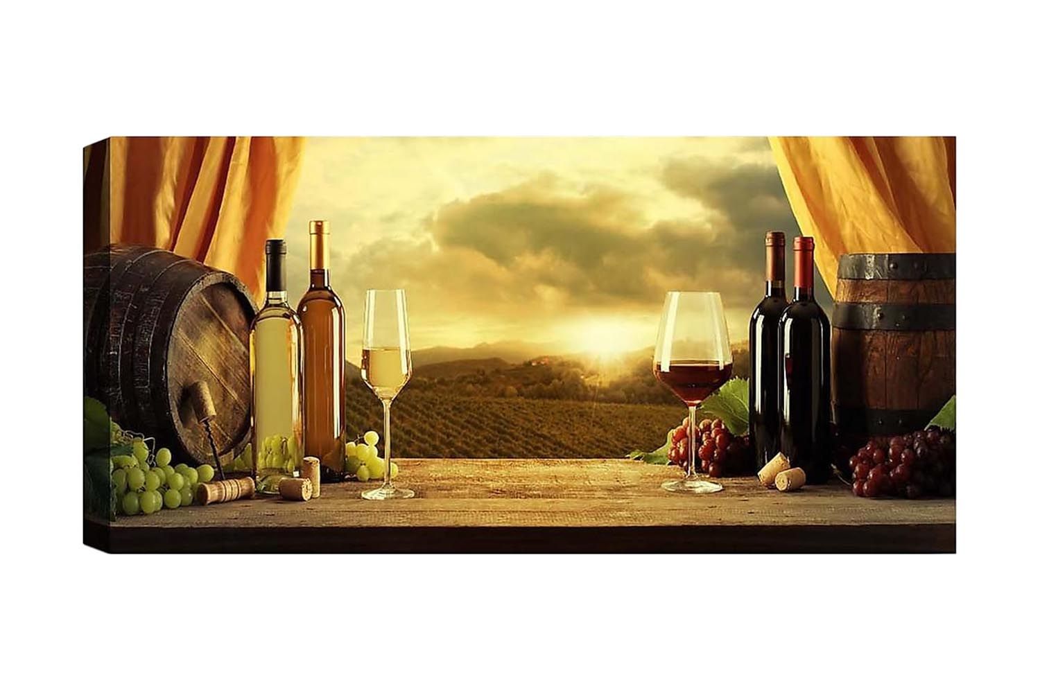 Canvastavla YTY Food & Beverage Flerfärgad - 120x50 cm (Art.nr 1184810) — Chilli