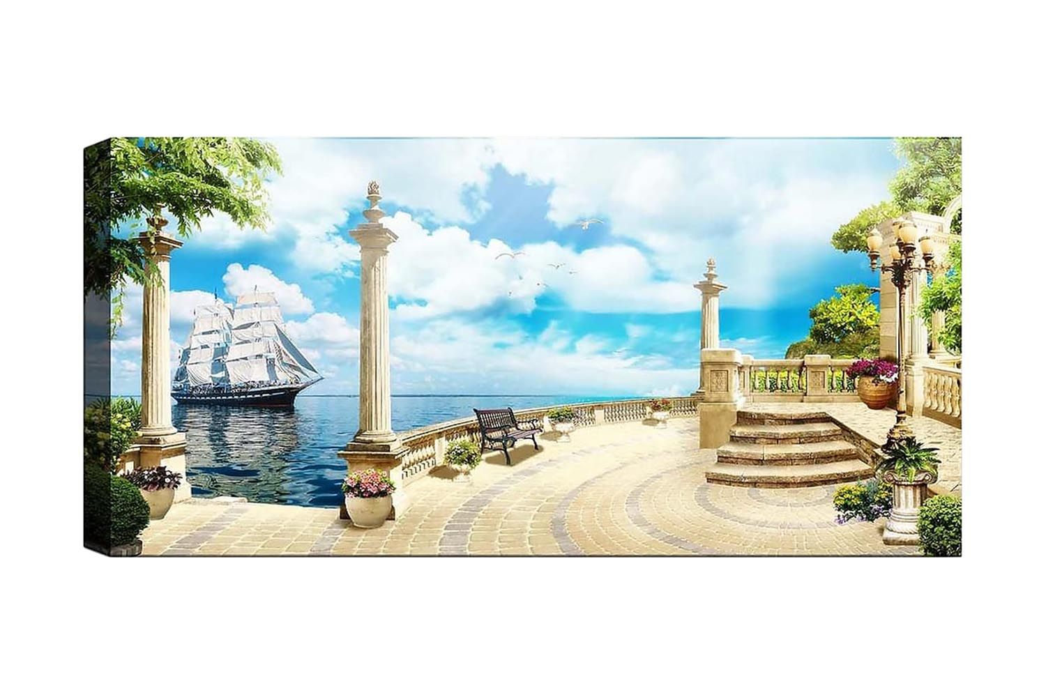 Canvastavla YTY Landscape & Nature Flerfärgad - 120x50 cm (Art.nr 1184209) — Chilli