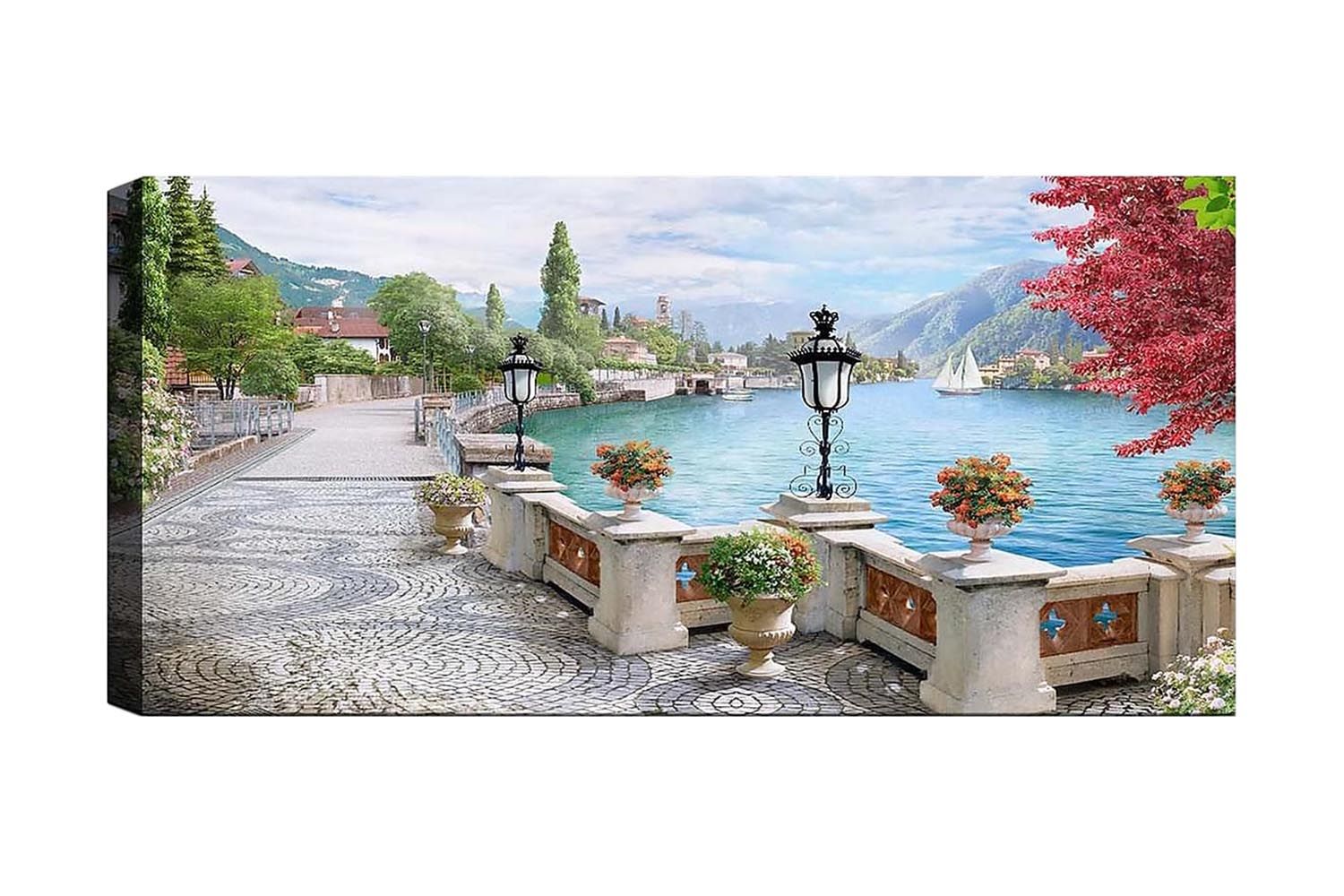 Canvastavla YTY Landscape & Nature Flerfärgad - 120x50 cm (Art.nr 1184885) — Chilli