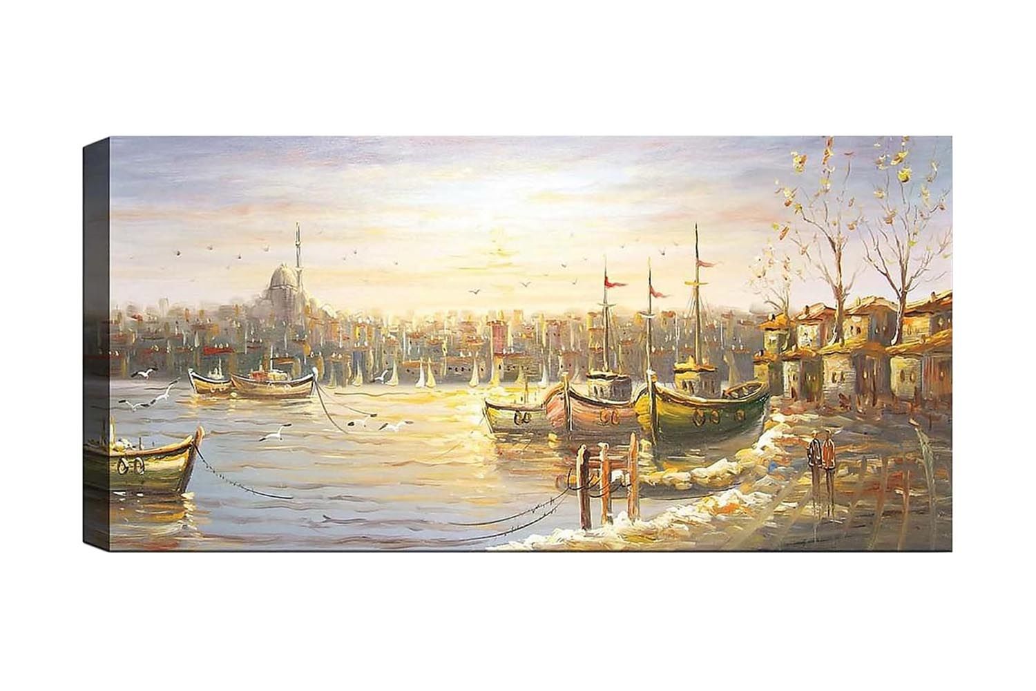 Canvastavla YTY Nautical & Beach Flerfärgad - 120x50 cm (Art.nr 1184991) — Chilli
