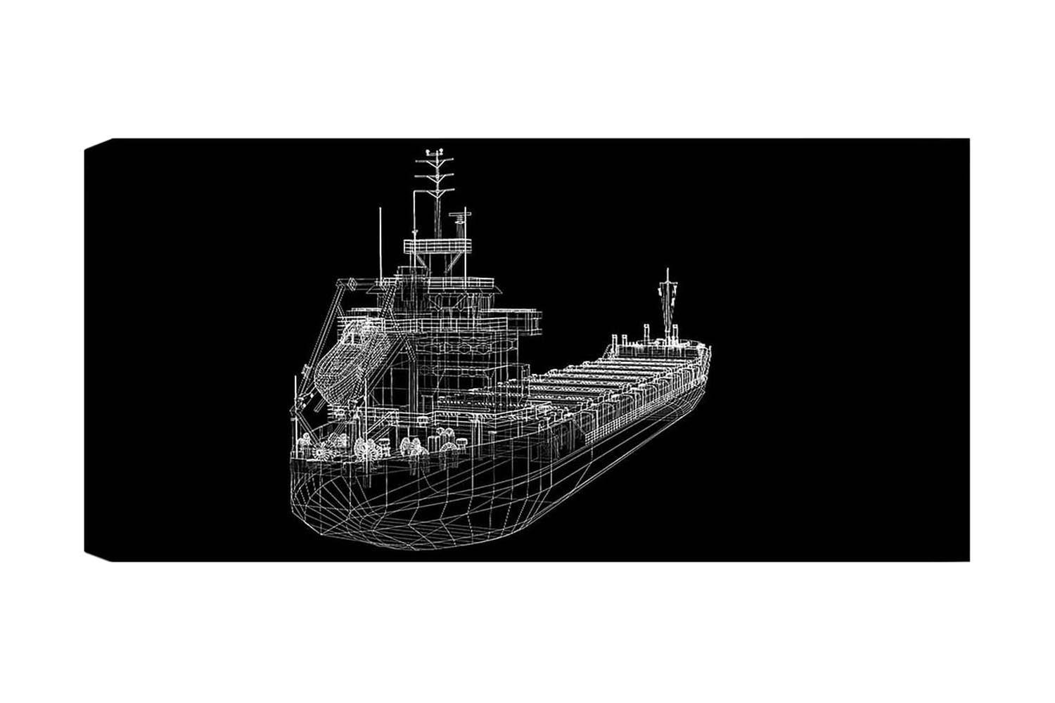 Canvastavla YTY Nautical & Beach Flerfärgad - 120x50 cm (Art.nr 1184462) — Chilli