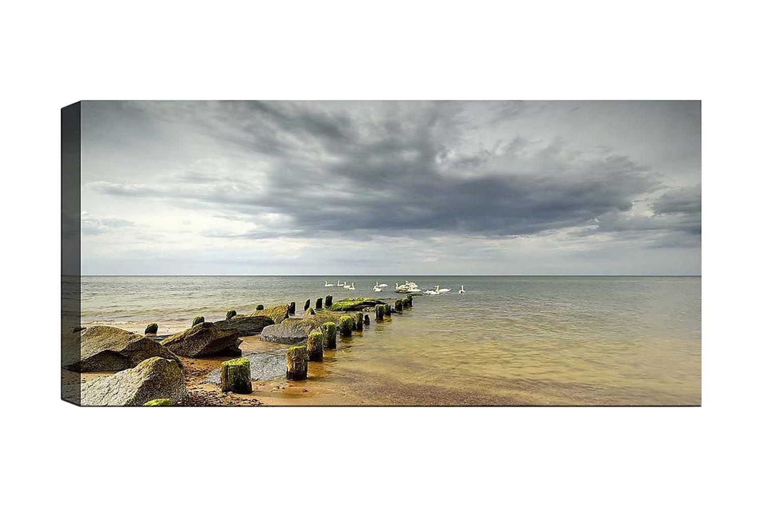 Canvastavla YTY Nautical & Beach Flerfärgad - 120x50 cm (Art.nr 1184332) — Chilli