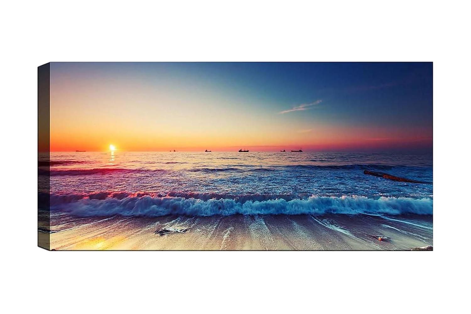 Canvastavla YTY Nautical & Beach Flerfärgad - 120x50 cm (Art.nr 1184273) — Chilli