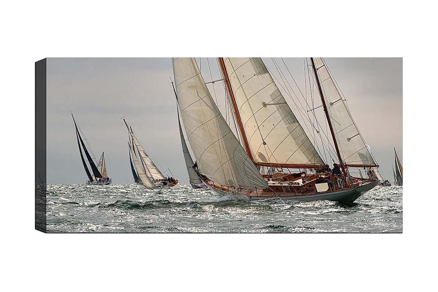 Canvastavla YTY Nautical & Beach Flerfärgad - 120x50 cm (Art.nr 1184720) — Chilli