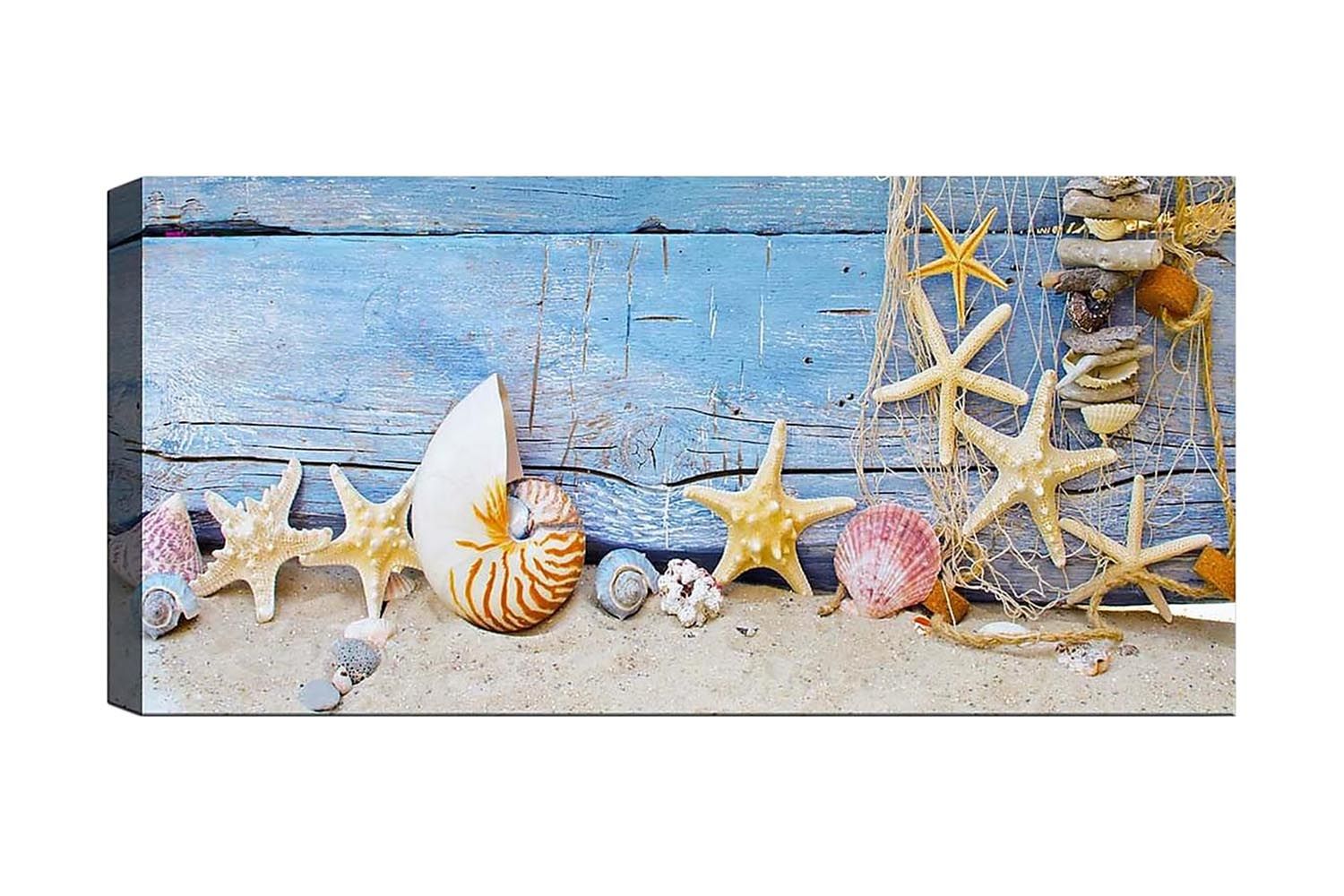 Canvastavla YTY Nautical & Beach Flerfärgad - 120x50 cm (Art.nr 1184240) — Chilli