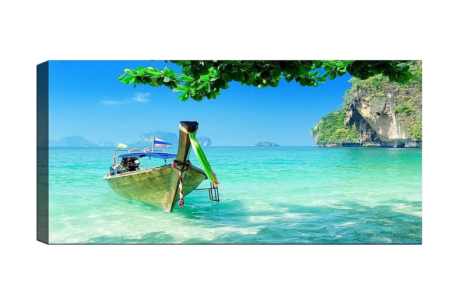 Canvastavla YTY Nautical & Beach Flerfärgad - 120x50 cm (Art.nr 1184413) — Chilli