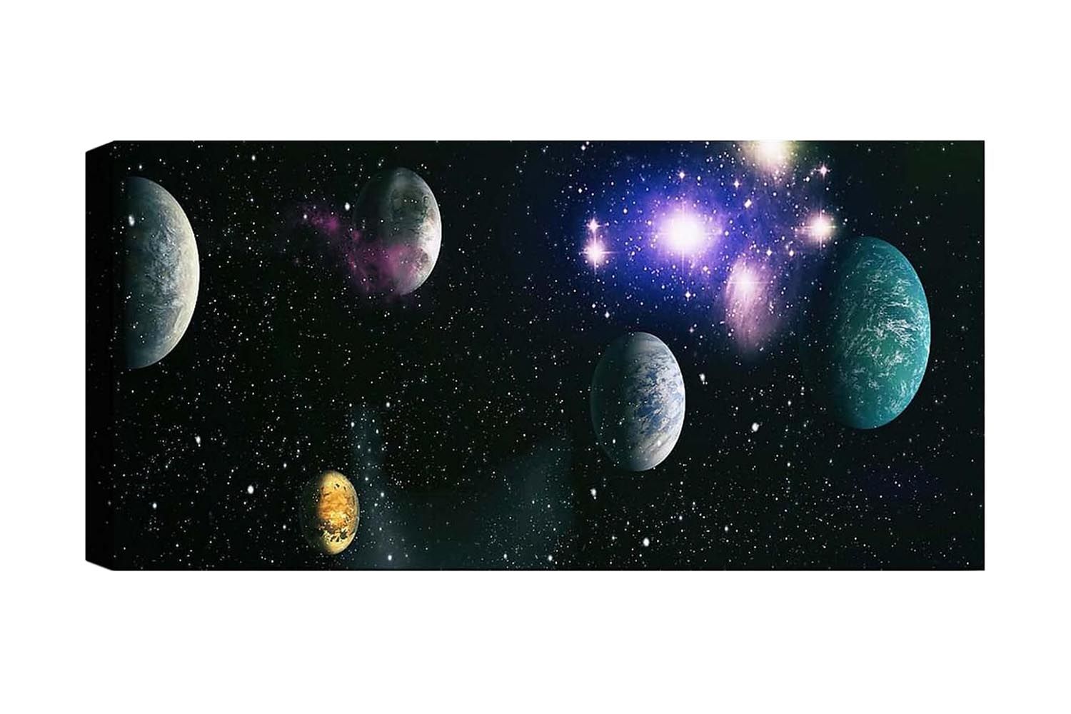 Canvastavla YTY Outer Space Flerfärgad - 120x50 cm (Art.nr 1184044) — Chilli