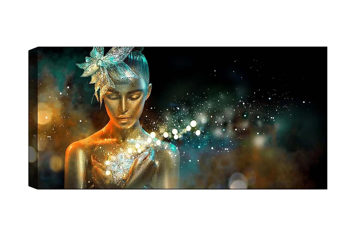 Canvastavla YTY Spiritual Flerfärgad - 120x50 cm (Art.nr 1184787) — Chilli