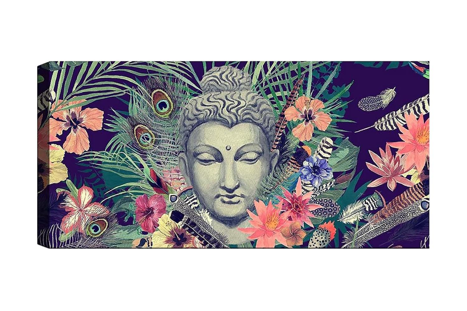 Canvastavla YTY Spiritual Flerfärgad - 120x50 cm (Art.nr 1184328) — Chilli