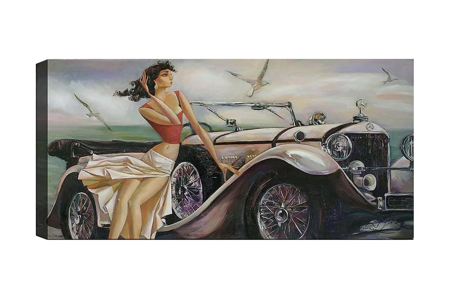 Canvastavla YTY Transportation Flerfärgad - 120x50 cm (Art.nr 1184683) — Chilli