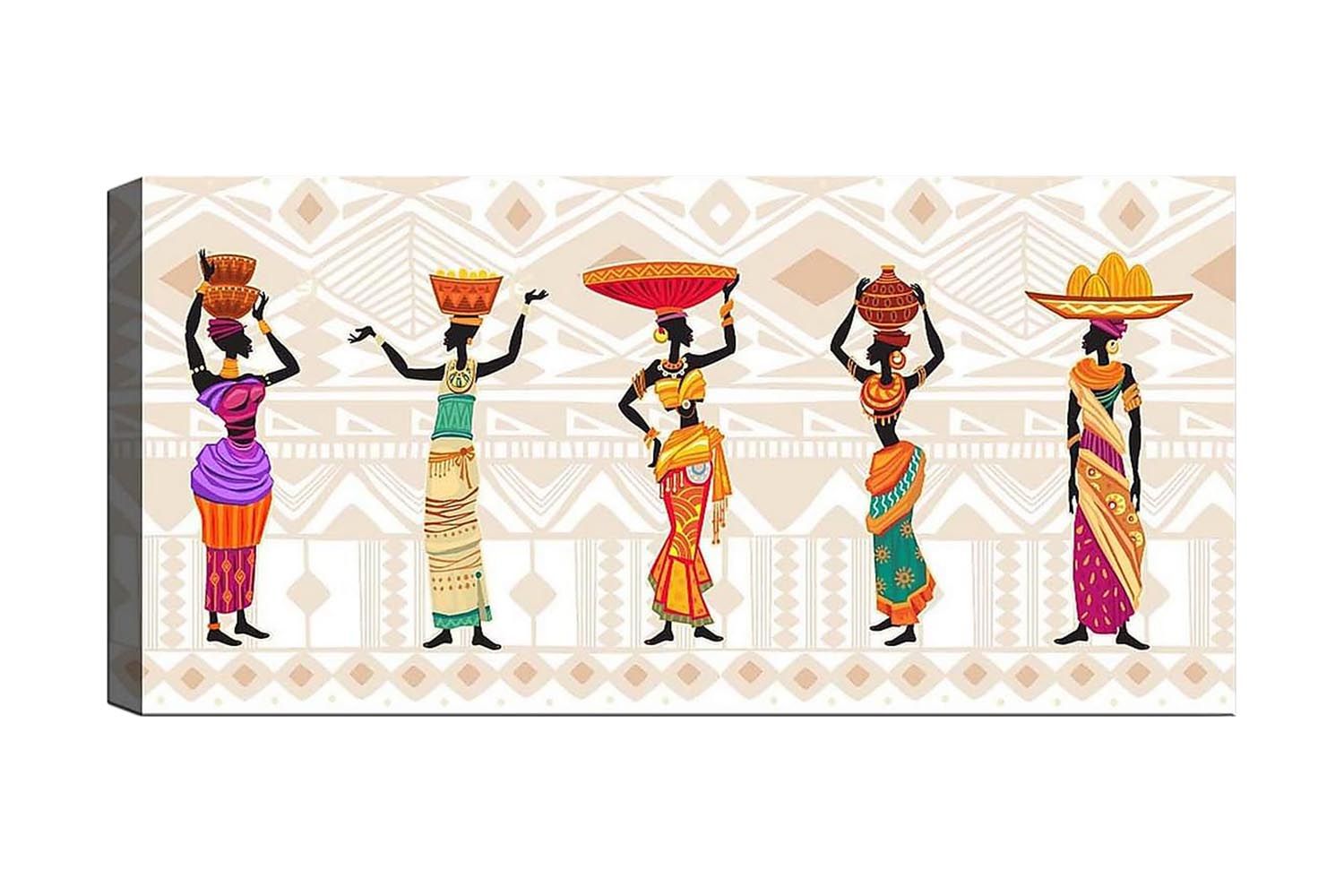 Canvastavla YTY World Cultures Flerfärgad - 120x50 cm (Art.nr 1184124) — Chilli