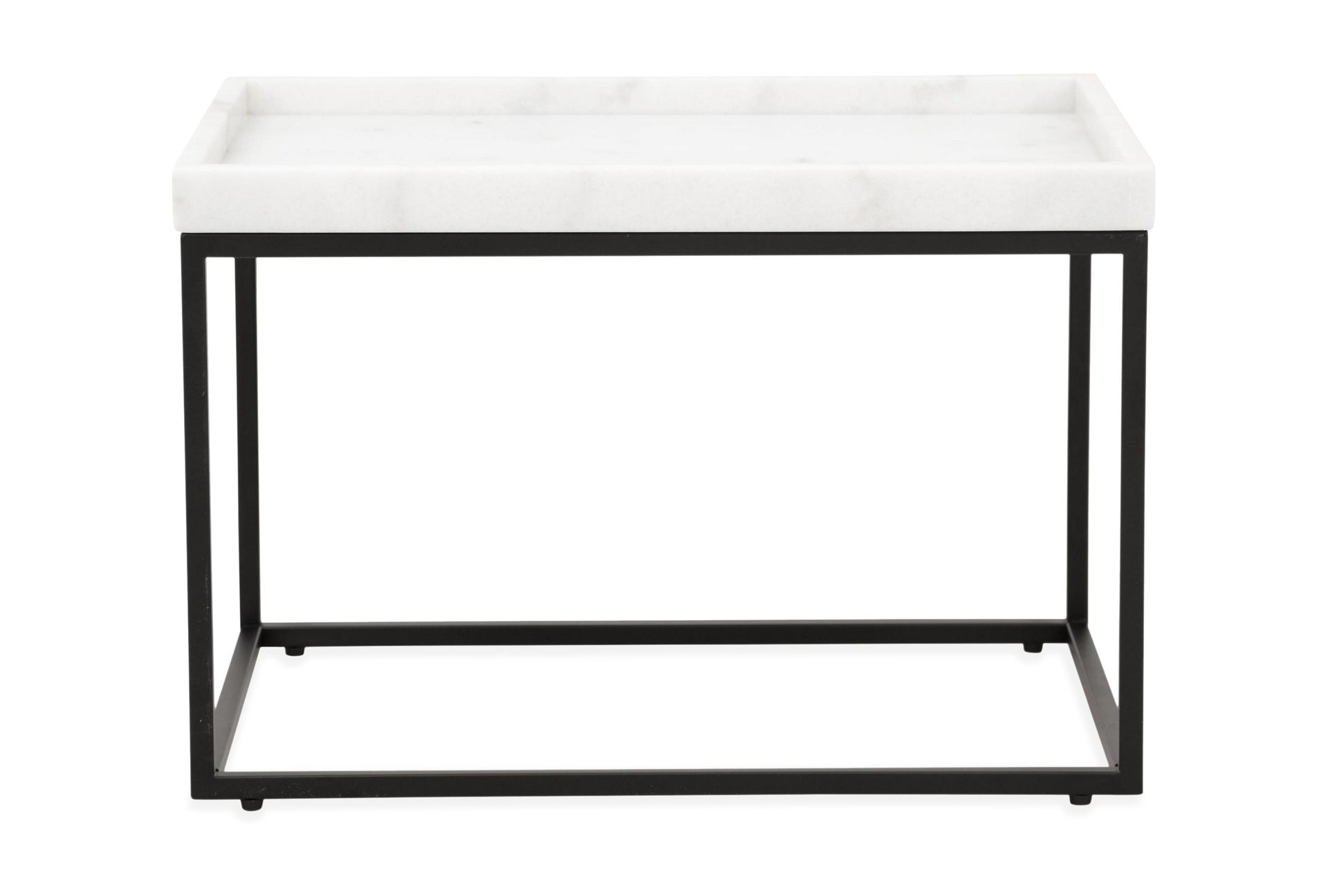 Kungshult Sidobord 60 cm - Vit/Svart — Concept 55
