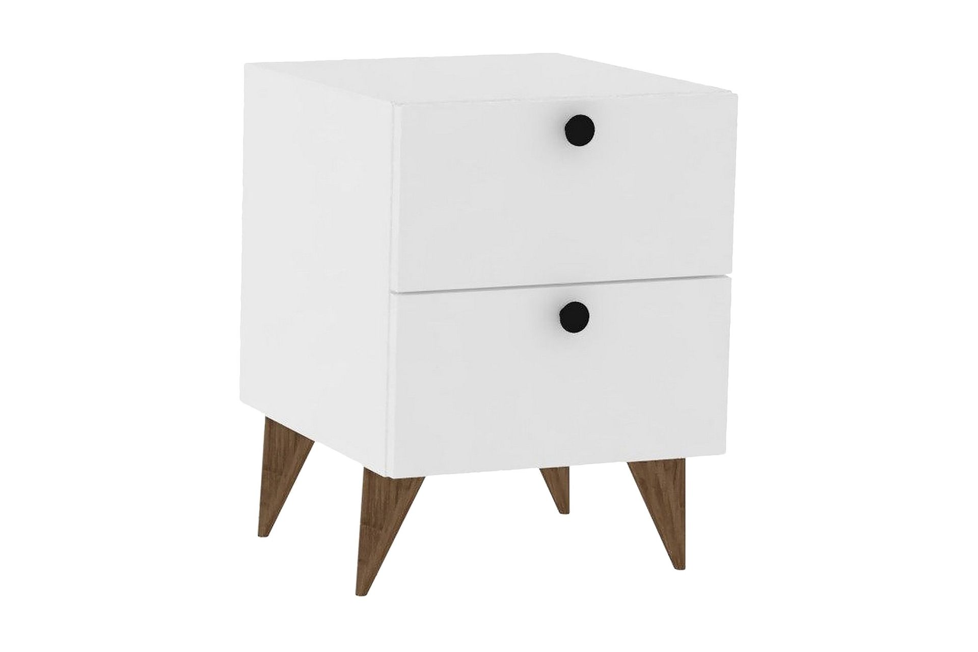 Rinorea Sängbord 40x55 cm - Vit — Chilli