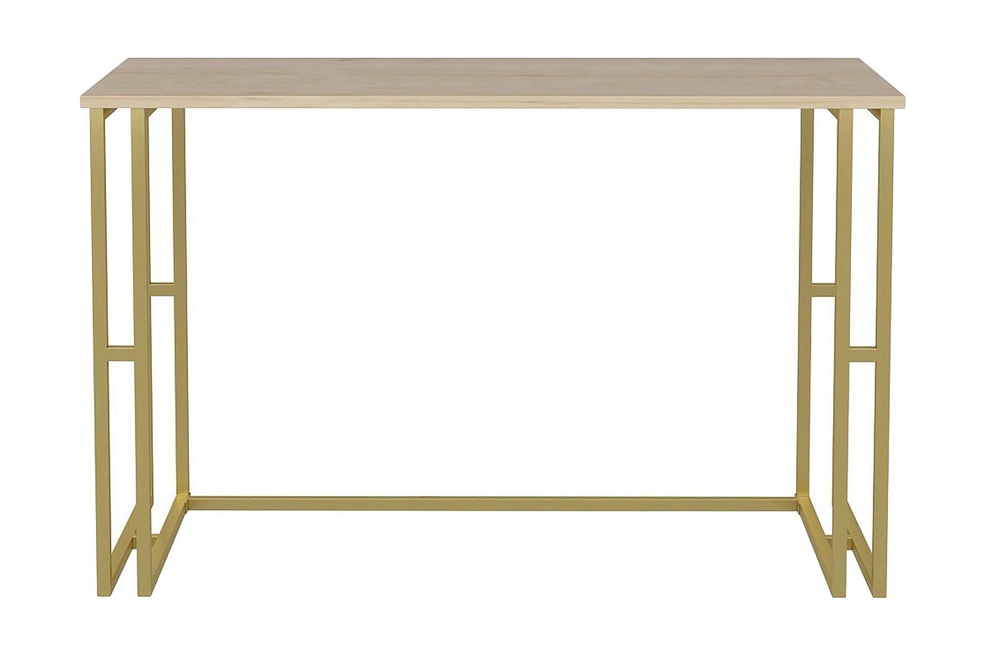 Malem Skrivbord 60x74,8x120 cm - Guld/Brun — Chilli