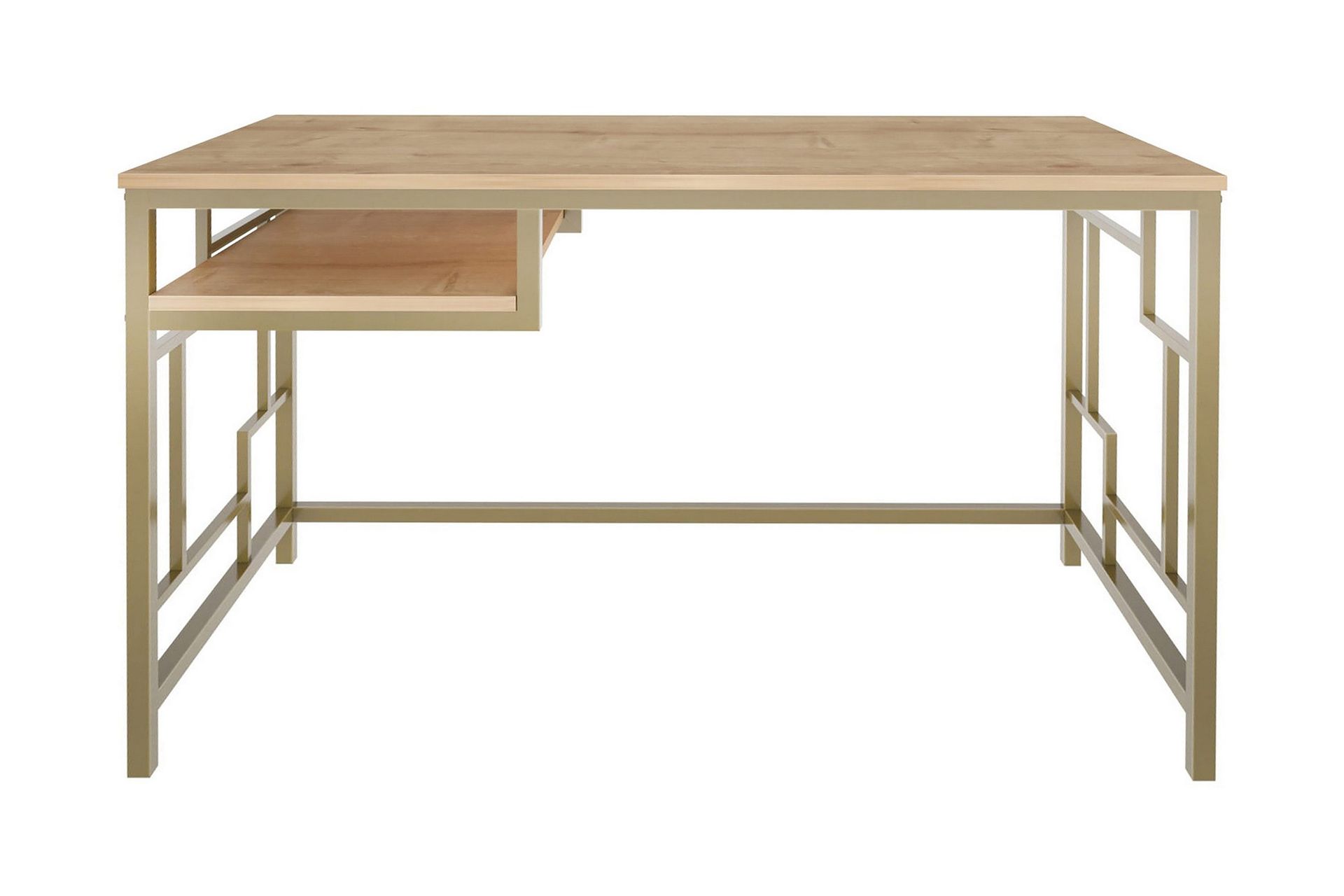 Vinresk Skrivbord 60x74,8x120 cm - Guld/Brun — Chilli