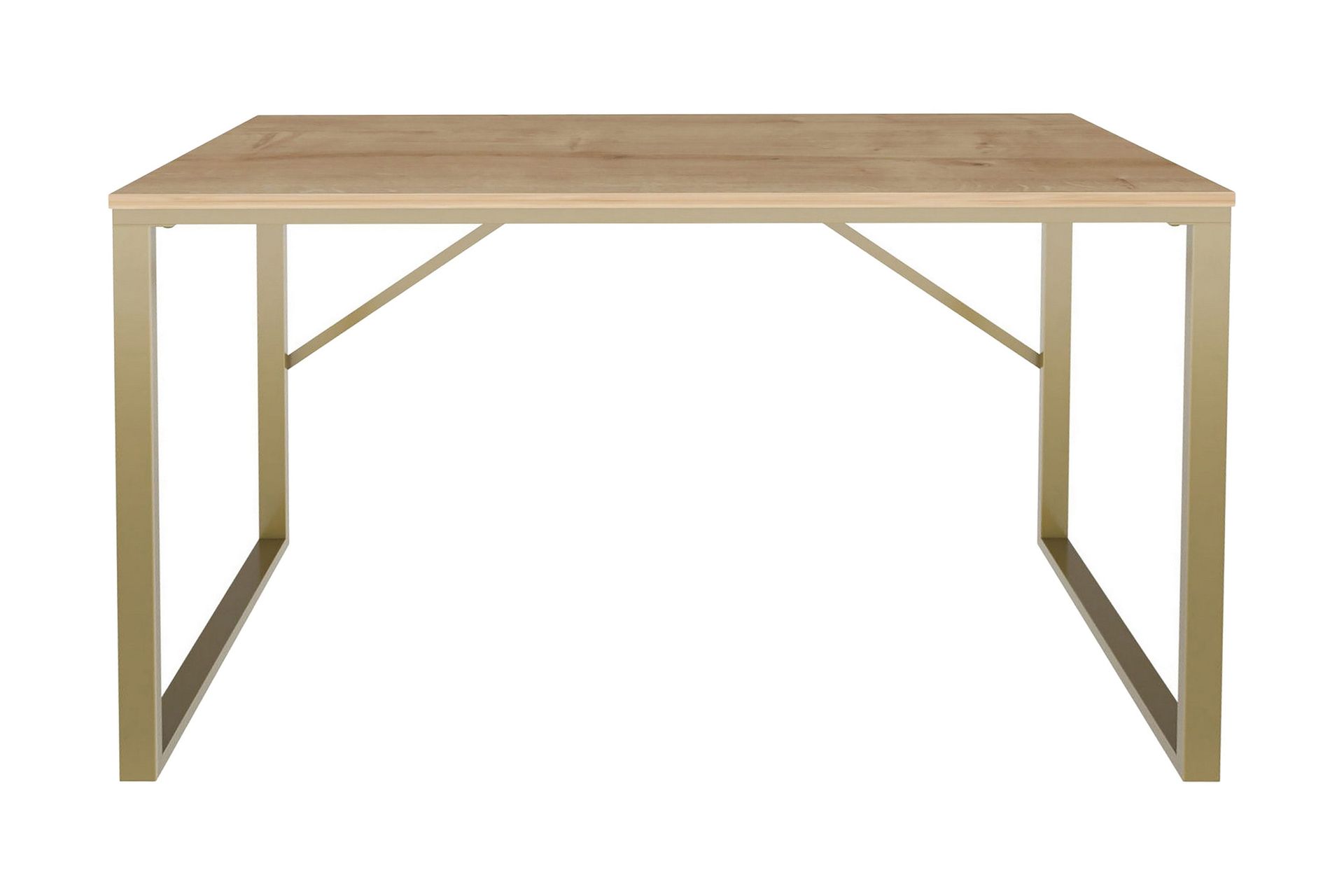 Vinresk Skrivbord 60x74x120 cm - Guld/Brun — Chilli