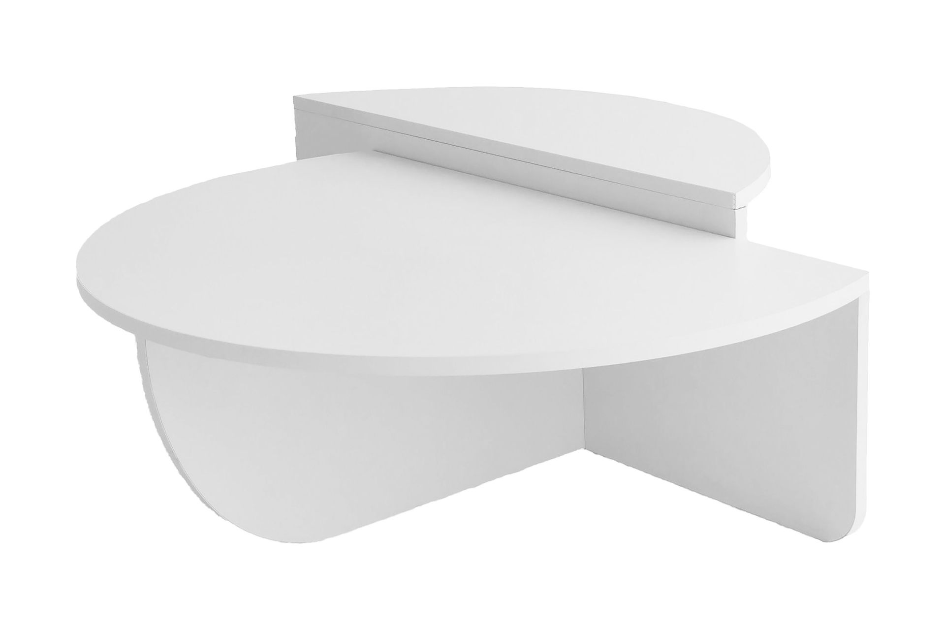 Malling Soffbord 90x30x90 cm Oval - Vit — Chilli