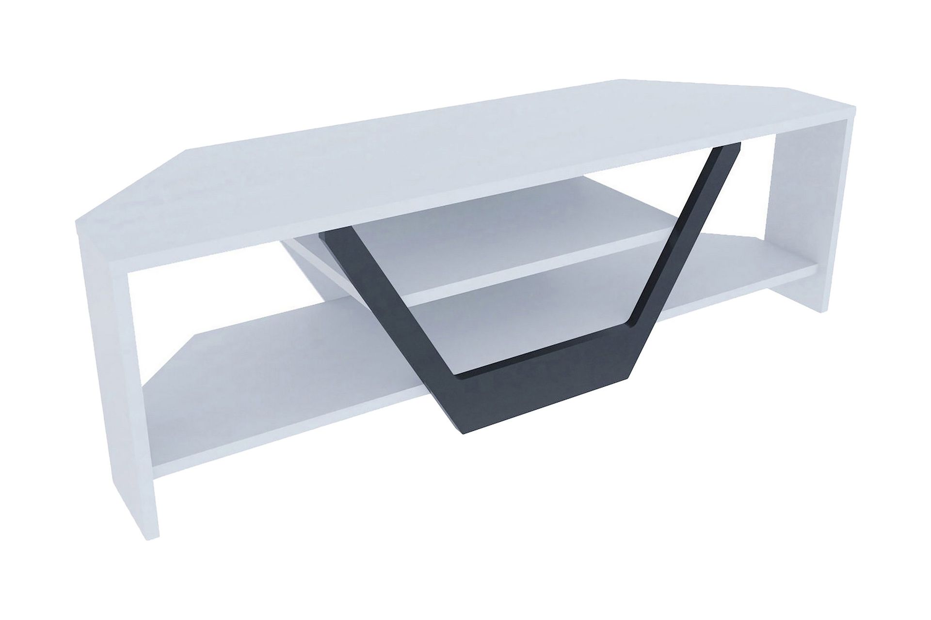 Andifli Tv-bänk 120x36,8 cm - Vit — Chilli
