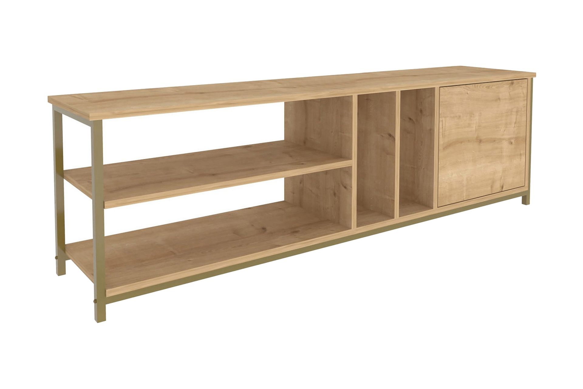 Andifli Tv-bänk 140x50,8 cm - Guld (Art.nr 1667903) — Chilli