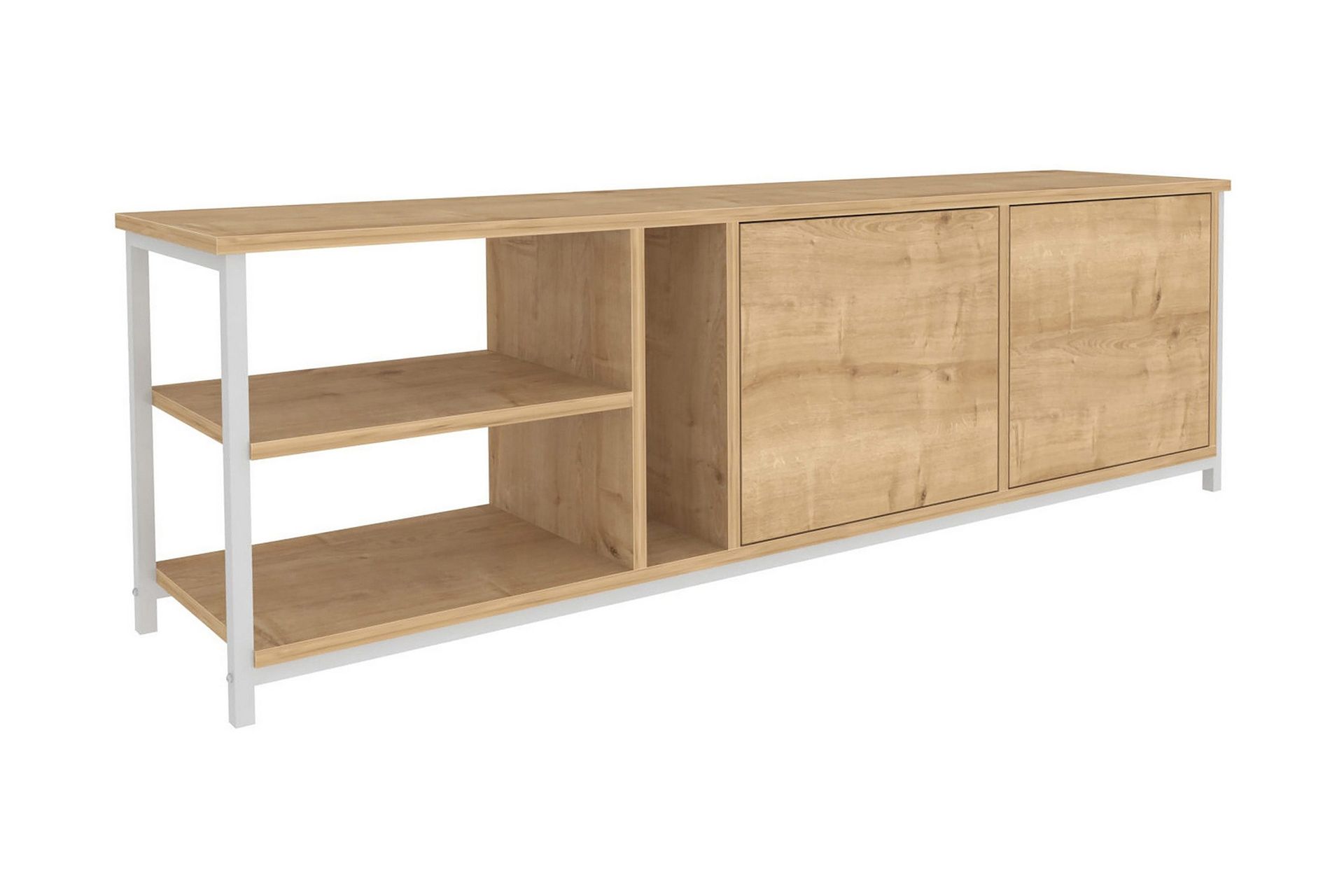 Andifli Tv-bänk 160x50,8 cm - Vit (Art.nr 1667651) — Chilli