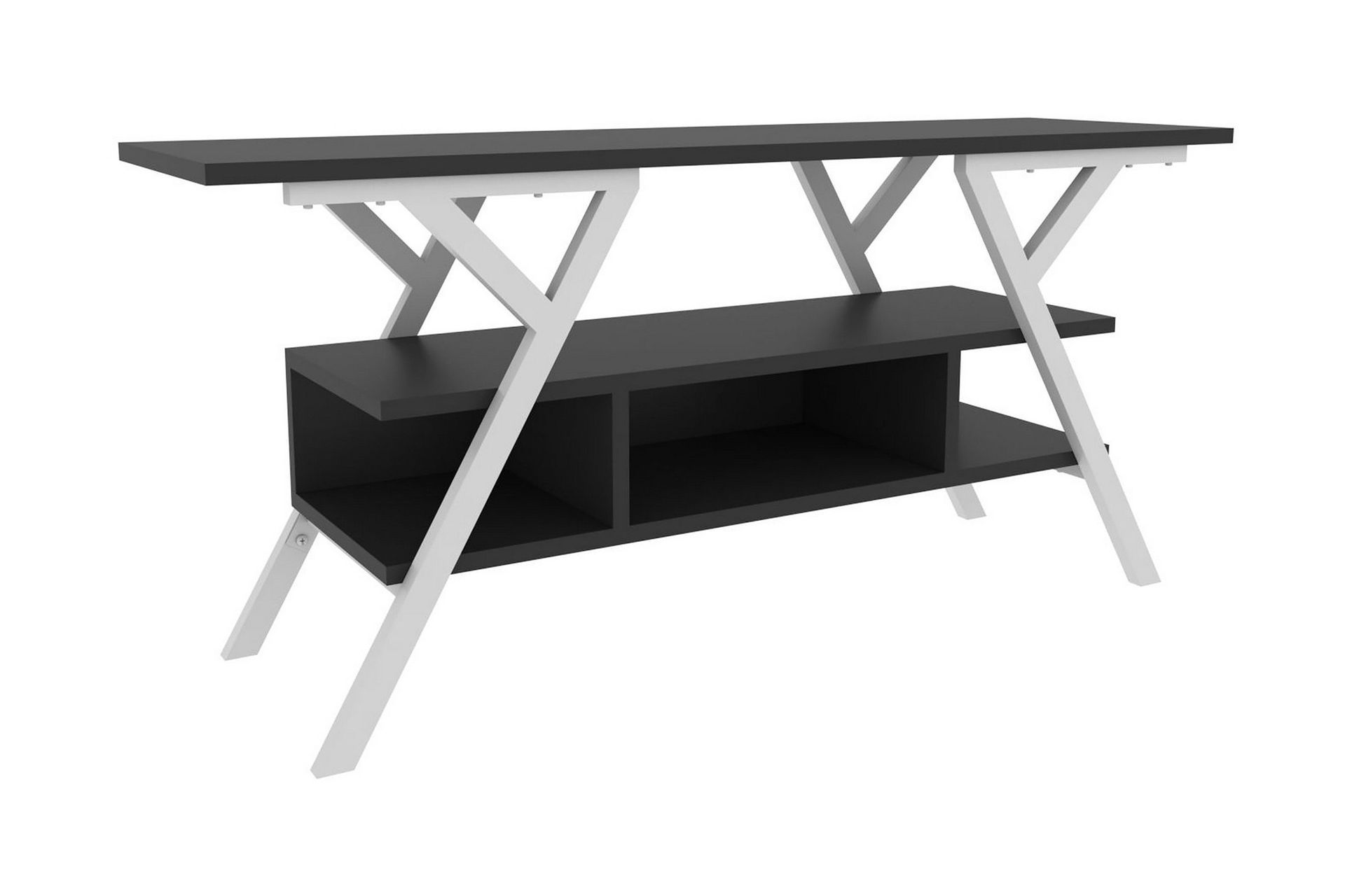 Desgrar Tv-bänk 120x55 cm - Vit (Art.nr 1667552) — Chilli
