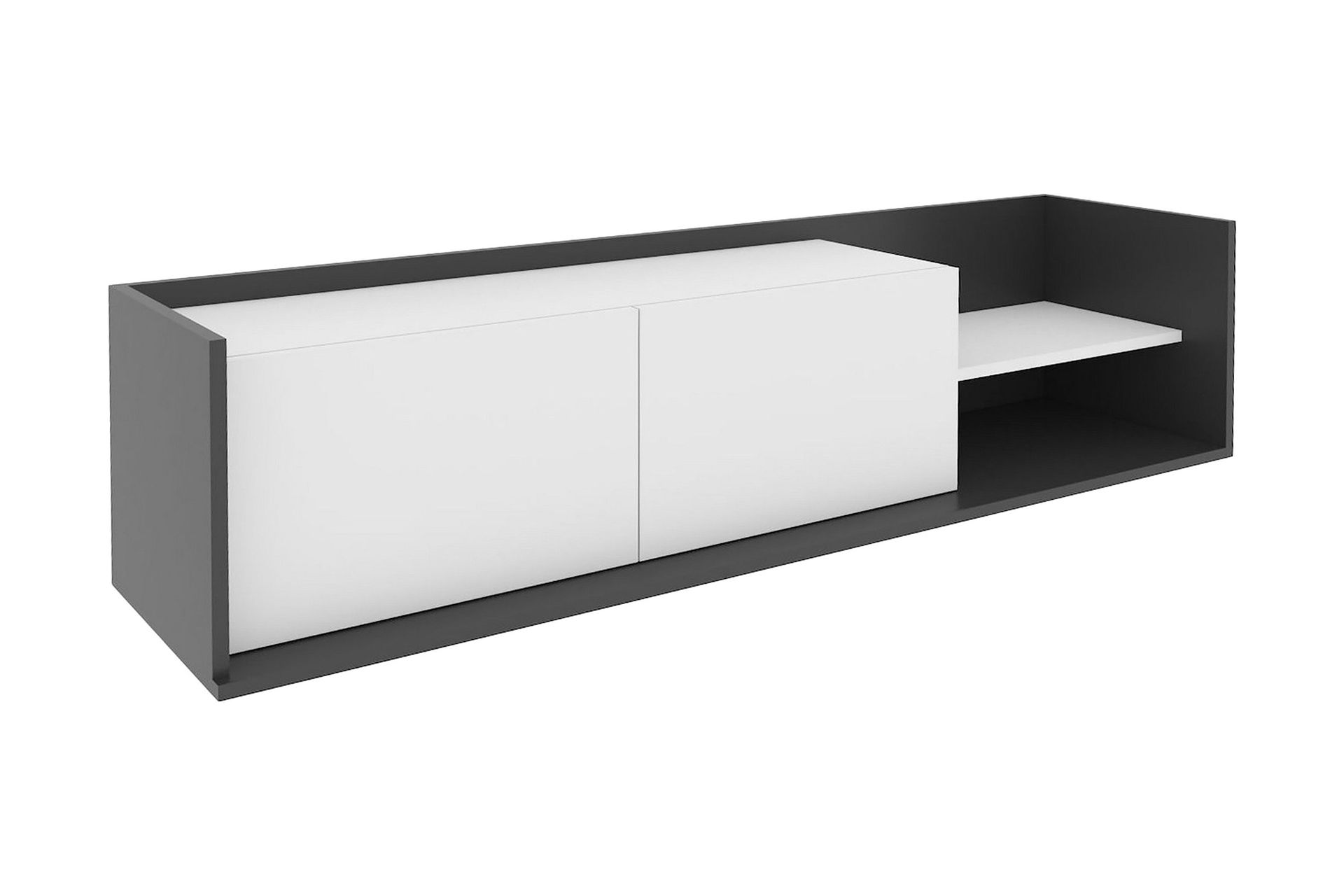 Desgrar Tv-bänk 160x36,8 cm - Antracit — Chilli