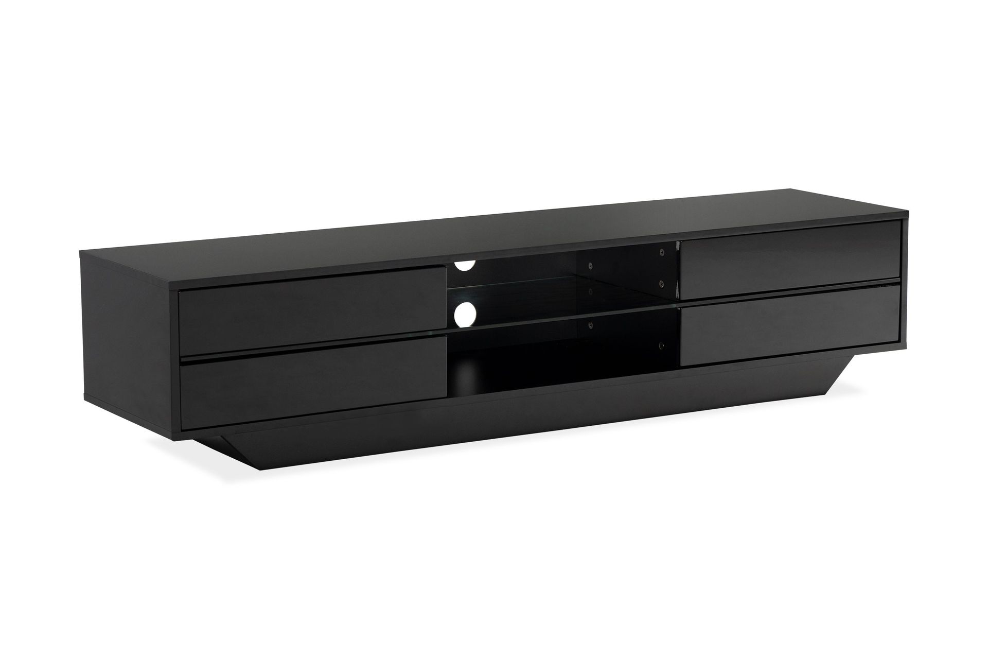 Jugansbo Tv-bänk 36 cm med LED Belysning - Svart — Concept 55