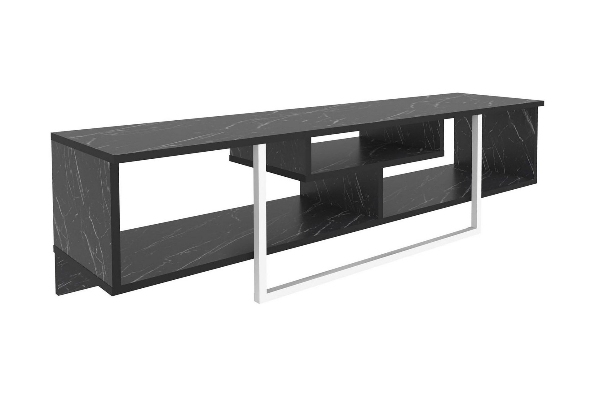 Rinorea Tv-bänk 150x40 cm - Svart (Art.nr 1667608) — Chilli