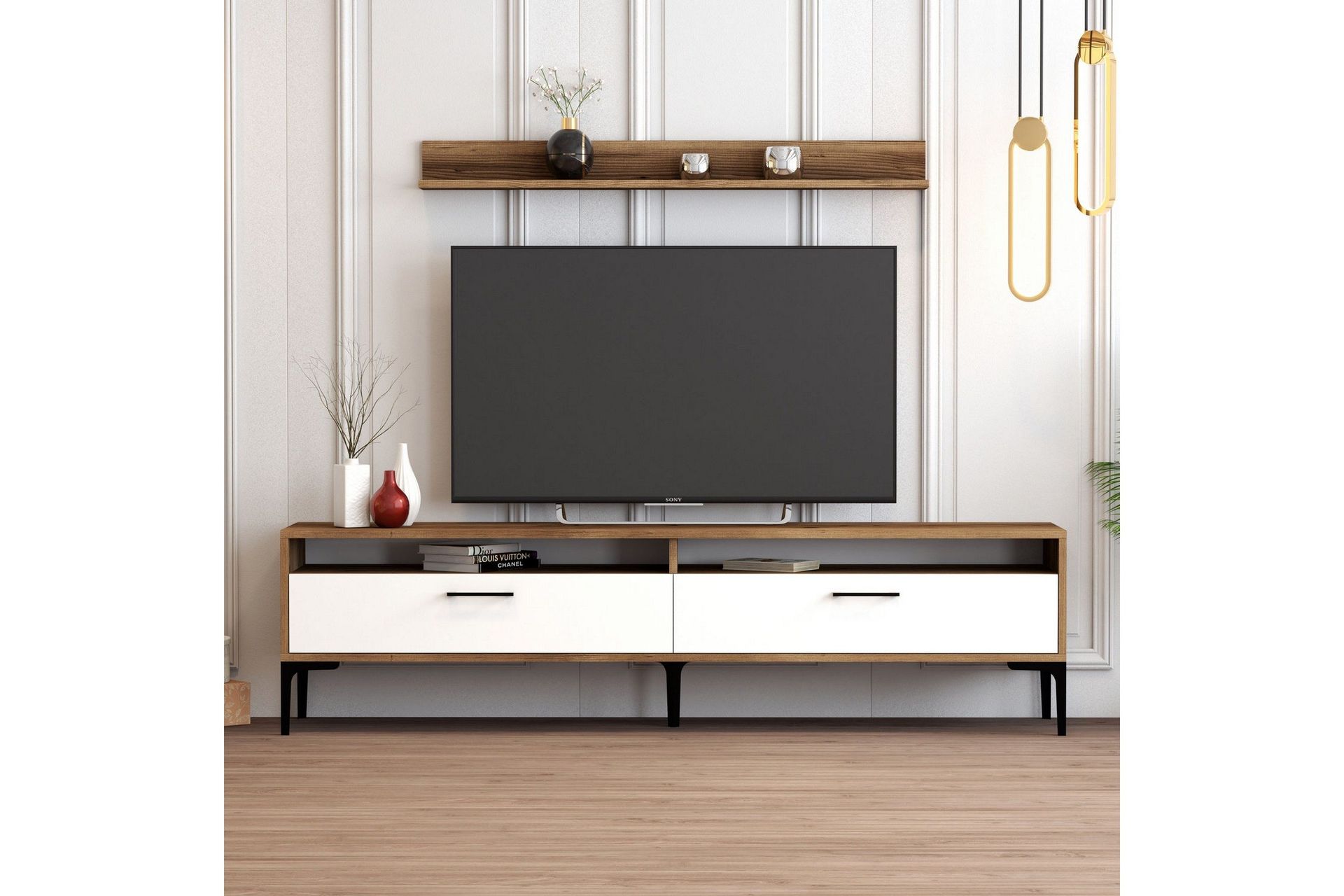 Andifli Tv-möbelset 180x47 cm - Brun (Art.nr 1668541) — Chilli