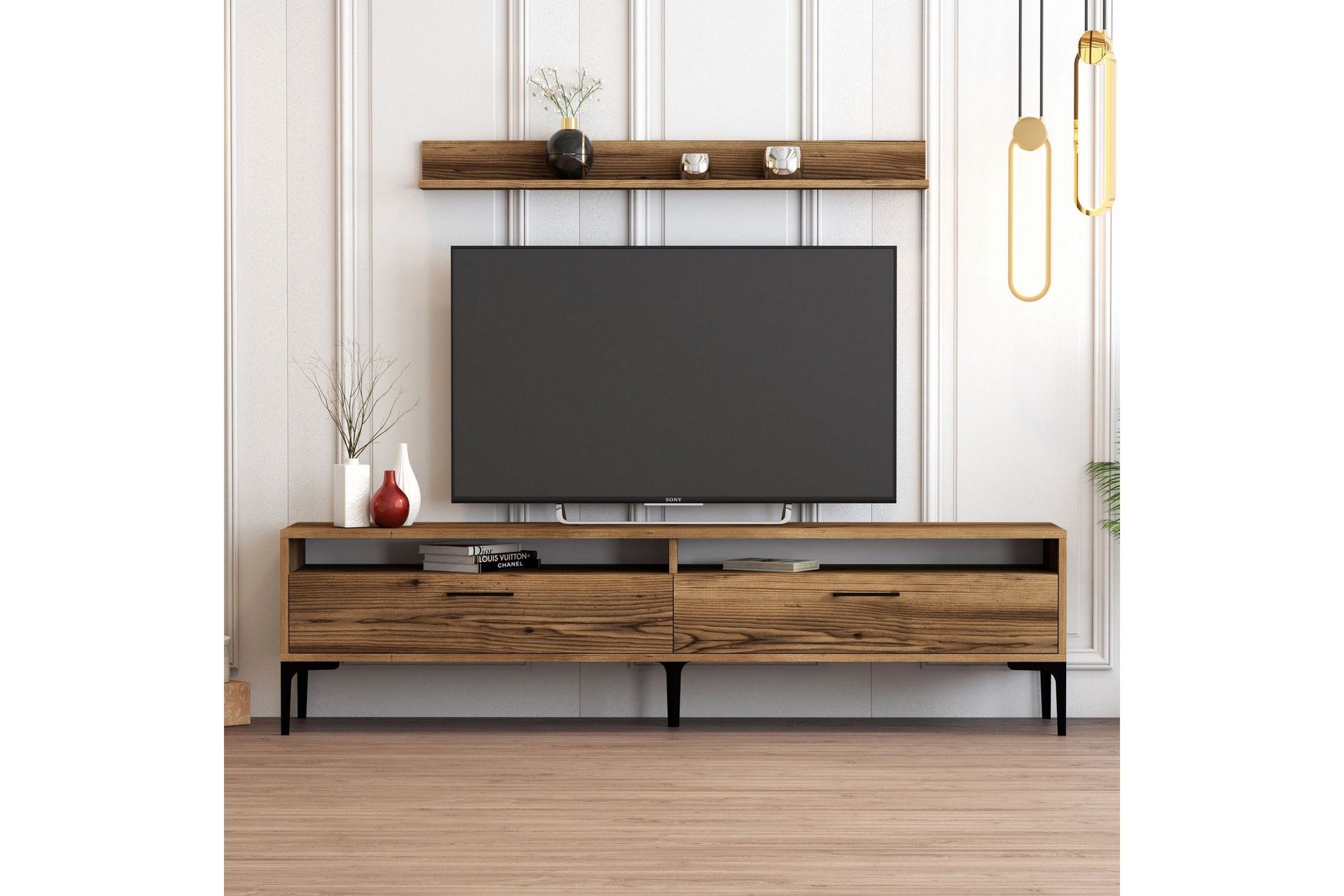 Andifli Tv-möbelset 180x47 cm - Brun (Art.nr 1668458) — Chilli
