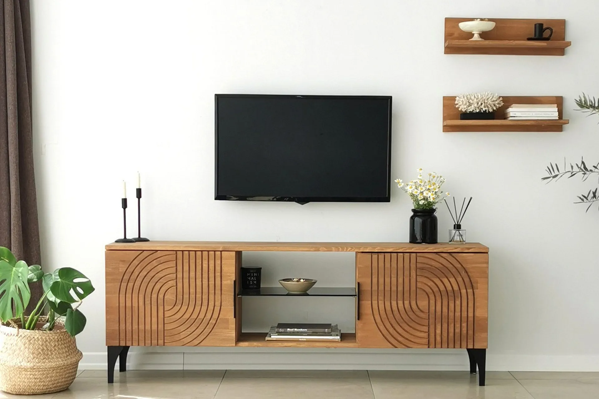 Andifli Tv-möbelset 50x15 cm - Brun (Art.nr 1668221) — Chilli