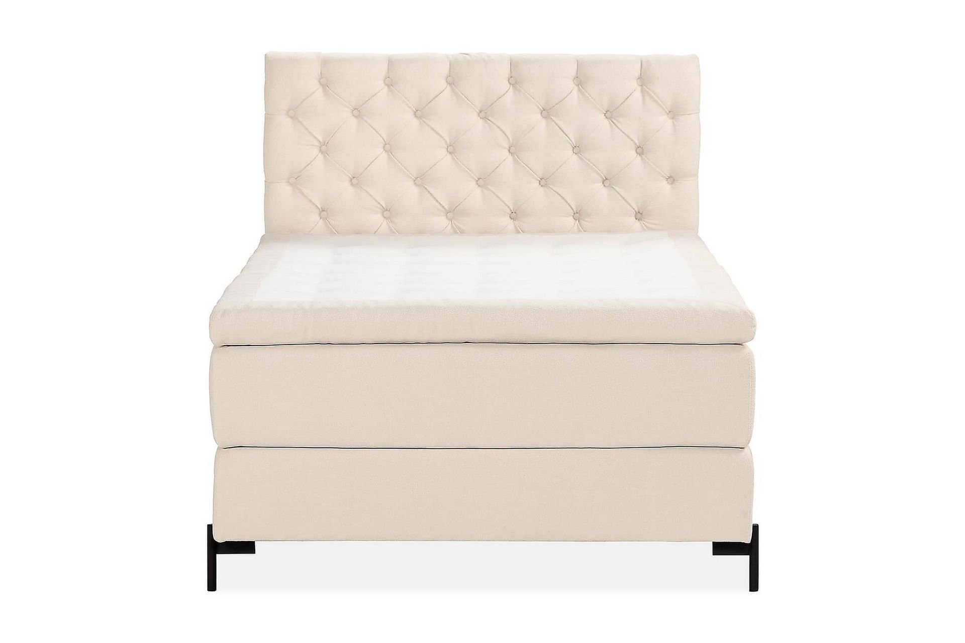 Oslo Lyx Sängpaket Kontinentalsäng 120x200 cm - Ljusbeige (Art.nr 1565635) — Drömvik