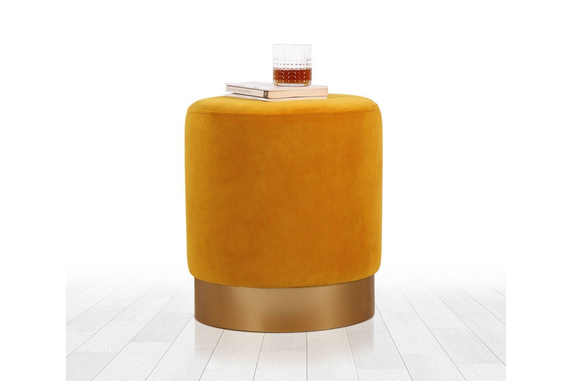 Owensboro Sittpuff 40 cm - Senapsgul — Chilli